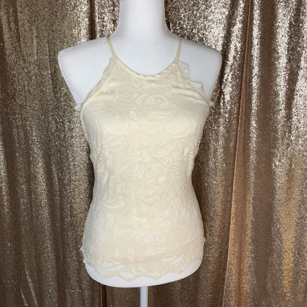 Backless Laced tank top